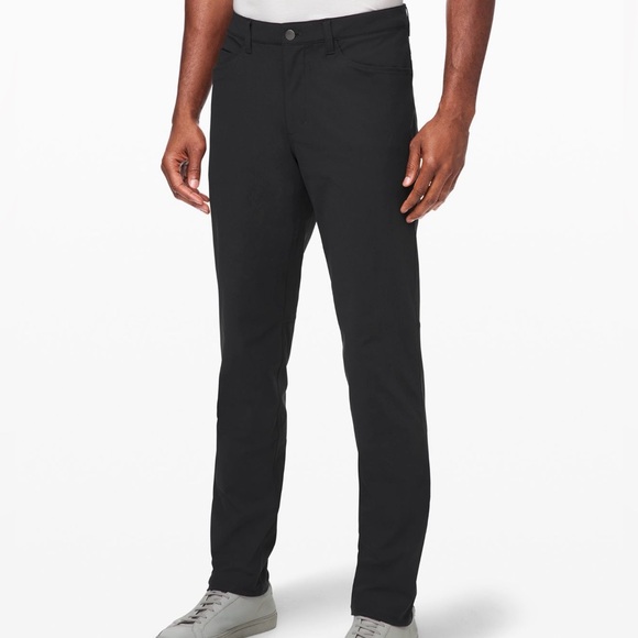 Lululemon ABC Classic Fit 5 Picket Pants Obsidian men’s size 36 x 28 pre owned - Picture 1 of 4